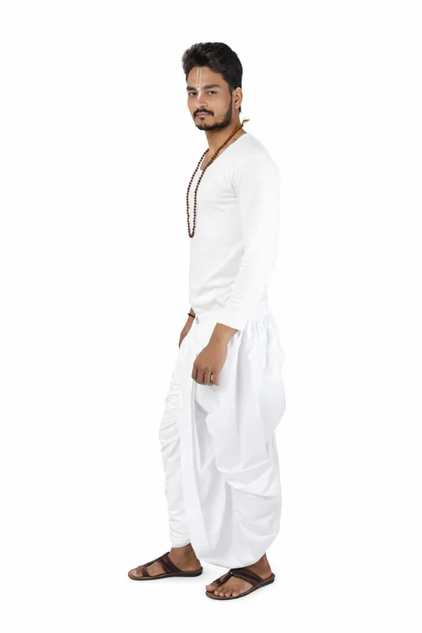 Men_Cotton_Ready_Dhoti_With_Elastic_Waistband_Comfortable_Daily_Wear_Traditional_Dhoti_Easy_Wear_No_Tie_Ready_For_Puja_Temple_Home_Use