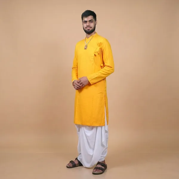 Heritage_Pure_Cotton_Mens_Bagalbandhi_Kurta_Mango