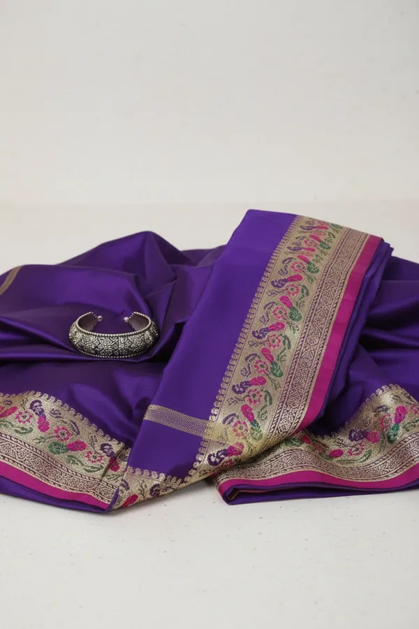 Men_Readymade_Dhoti_With_Angavastram_Set_Peacock_Border_Art_Silk_Fabric_Ready_To_Wear_Dhoti_With_Agvastram_Indian_Vrindavan_Style_Dhoti_Set_For_Men_Ethnic_Wear_For_Wedding_Pooja
