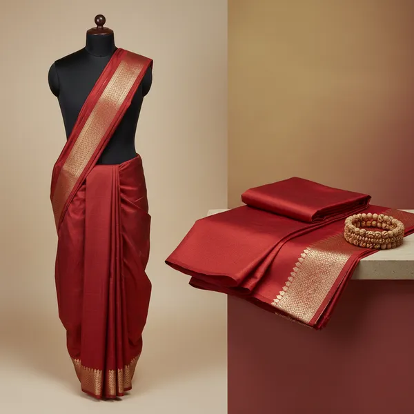 Men_Rudrakhash_Border_Silk_Dhoti_With_Dupatta_Set_To_Wear_Traditional_Wedding_Festival_Ethnic_Outfit_Tamil_Kerala_Style_Mens_Wear