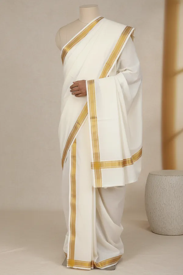 Mens_Art_Silk_Rudraskh_Border_Ready_To_Wear_Dhoti_With_Angavastram_Stitched_Dhoti_With_Elastic_Waist_Vrindavan_Dhoti_For_Puja_Festival_Wedding.