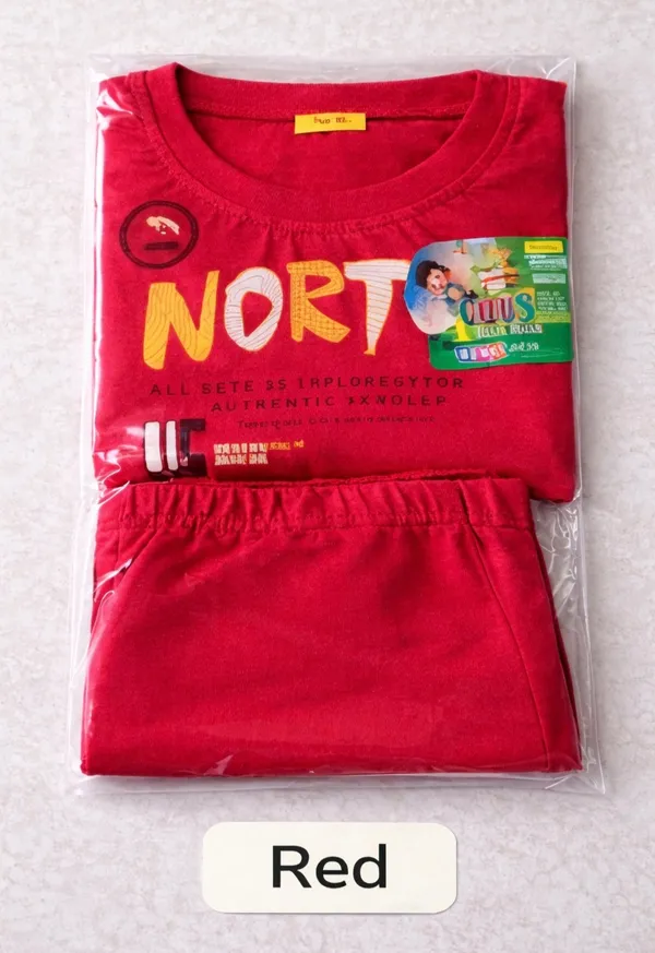 Urban_Fit_Kids_Cotton_T_Shirt_Shorts_Combo_Set_Soft_Comfortable_Summer_Wear_Red