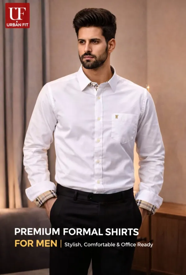 Urban_Fit_Premium_Formal_Shirt_For_Men_Cotton_Blend_Stylish_Office_Party_Wear_White