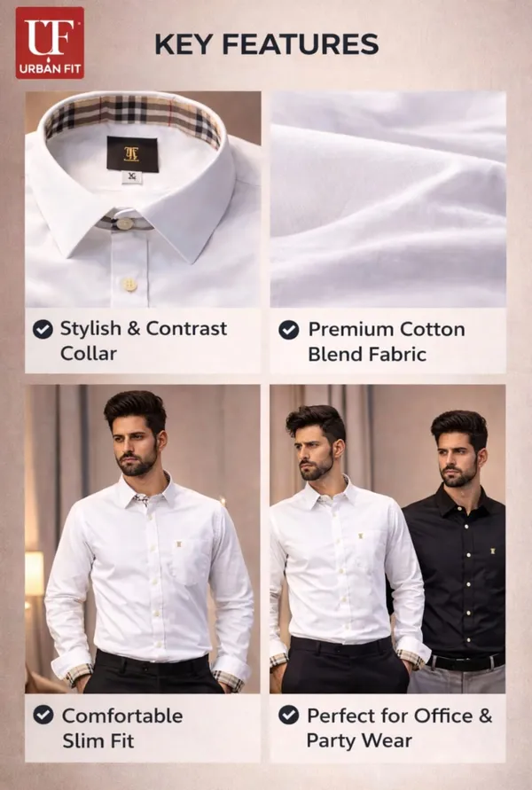Urban_Fit_Premium_Formal_Shirt_For_Men_Cotton_Blend_Stylish_Office_Party_Wear_White