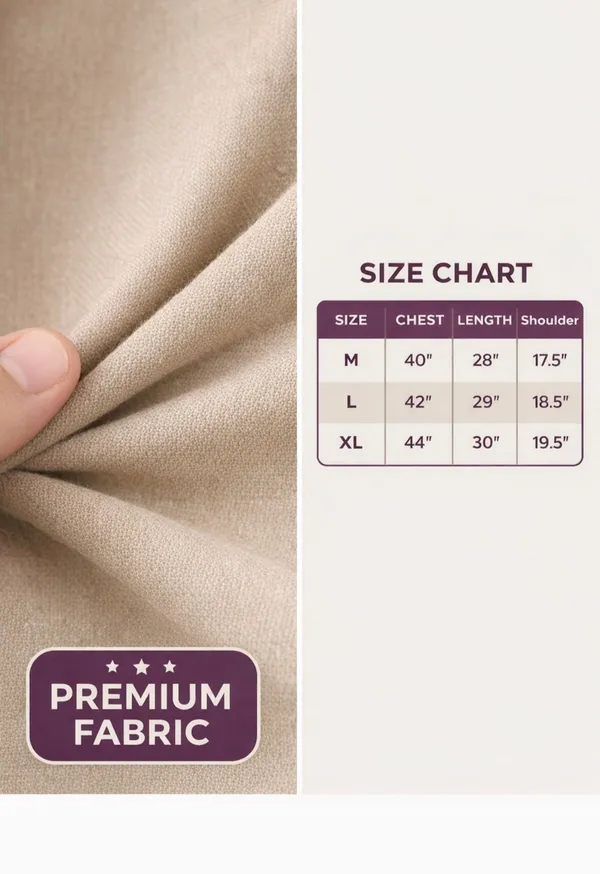 Men_Premium_Beige_Casual_Shirt_Soft_Breathable_Fabric_Slim_Fit_Stylish_Shirt_Urban_Fit_Size_36_44_Beige