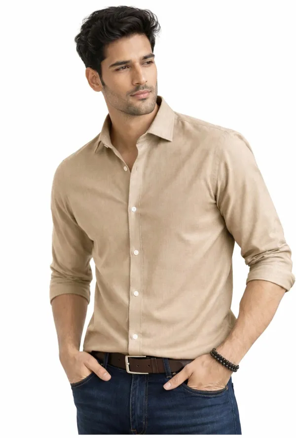 Men_Premium_Beige_Casual_Shirt_Soft_Breathable_Fabric_Slim_Fit_Stylish_Shirt_Urban_Fit_Size_36_44_Beige
