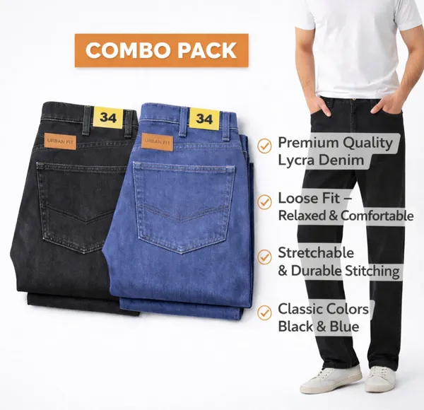 Men_Premium_Lycra_Denim_Jeans_Combo_Pack_Of_2_Loose_Fit_Stretchable_Casual_Jeans_For_Men_Black_Blue_Size_34_36