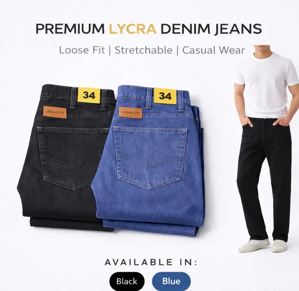 Men_Premium_Lycra_Denim_Jeans_Combo_Pack_Of_2_Loose_Fit_Stretchable_Casual_Jeans_For_Men_Black_Blue_Size_34_36