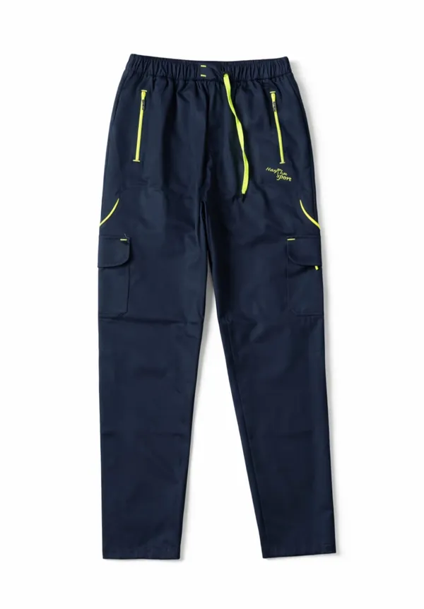 Men_Navy_Blue_Cargo_Track_Pants_4_Way_Lycra_Stretch_Gym_Casual_Wear_Multiple_Pocket_Lower_Navy