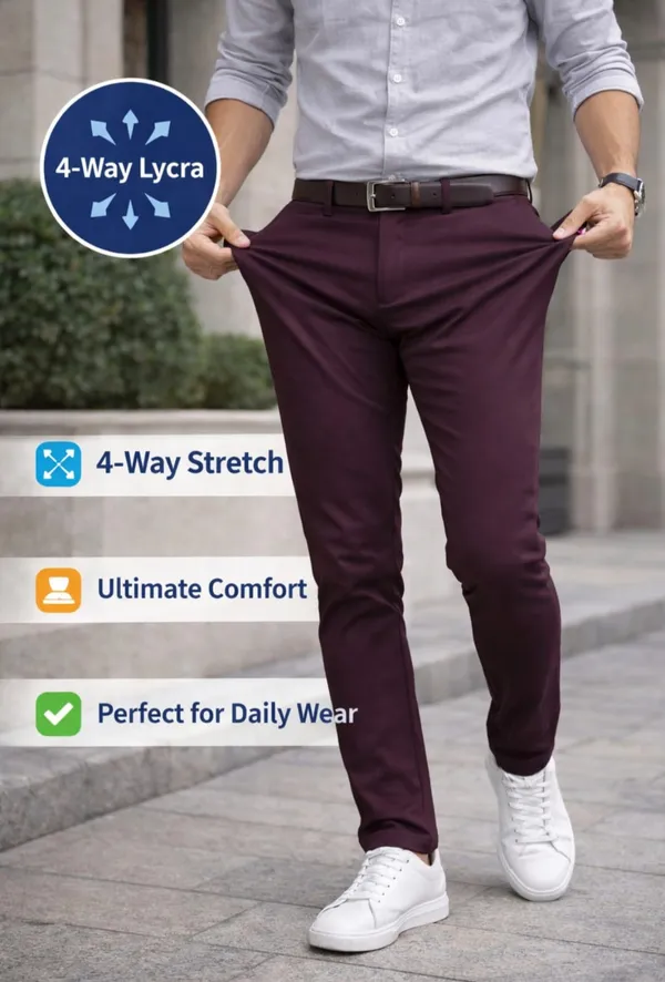 Men_4_Way_Lycra_Formal_Pants_Stretchable_Slim_Fit_Trouser_For_Men_Premium_Office_Wear_Stylish_Pant_28_To_36_Maroon