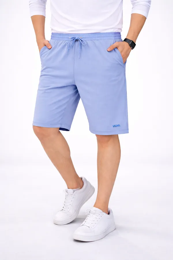 Men_4_Way_Lycra_Shorts_Stretchable_Gym_Casual_Shorts_Lightweight_Summer_Wear_Sky_Blue