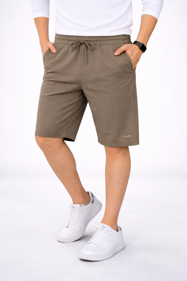 Men_4_Way_Lycra_Shorts_Stretchable_Gym_Casual_Shorts_Lightweight_Summer_Wear_Khaki