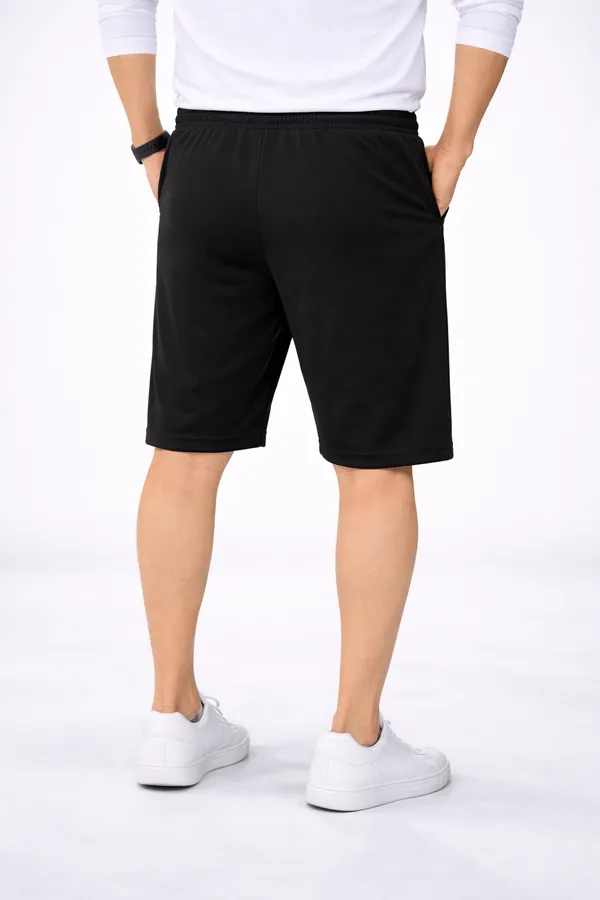 Men_4_Way_Lycra_Shorts_Stretchable_Gym_Casual_Shorts_Lightweight_Summer_Wear_Black