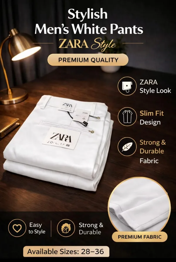 Men_Formal_Pants_White_Black_Premium_Slim_Fit_Trousers_28_34_Zara_Style_White