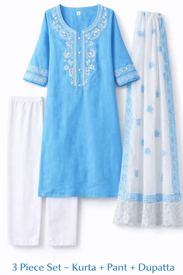 Women_Embroidered_Kurta_Set_Stylish_Cotton_Kurti_For_Women_Casual_Festive_Wear_Kurta_Multiple_Colours_Blue