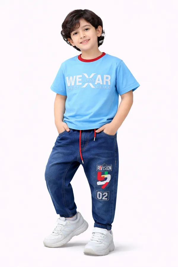 Kids_Printed_Cotton_T_Shirt_Stylish_Boys_Casual_Wear_Trendy_T_Shirt_6_Colours_Available_Sky_Blue