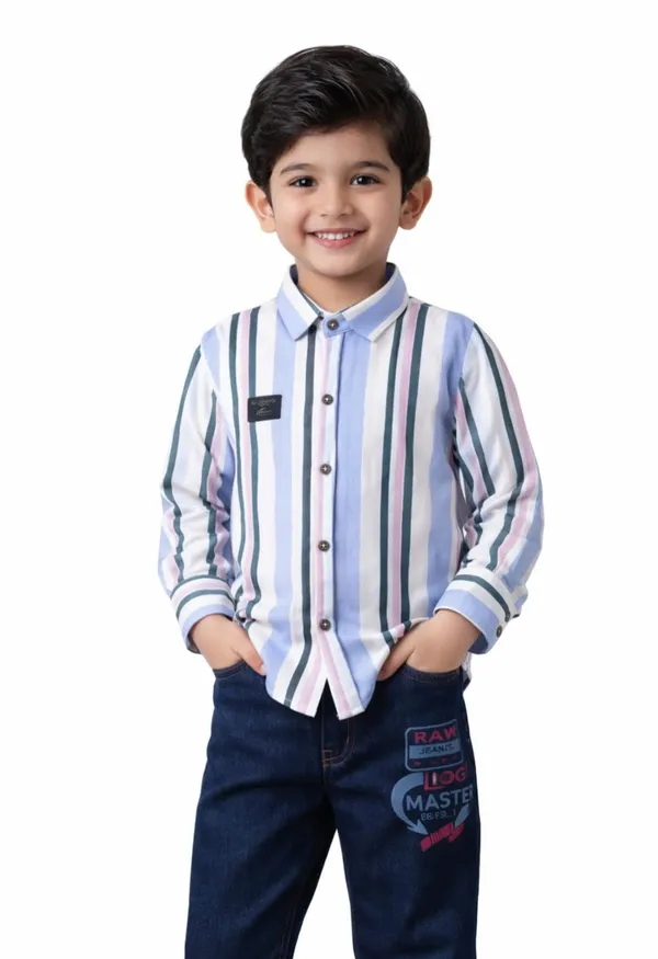 Kids_Stylish_Striped_Shirt_Denim_Pant_Set_Boys_Combo_Outfit_Size_20_40