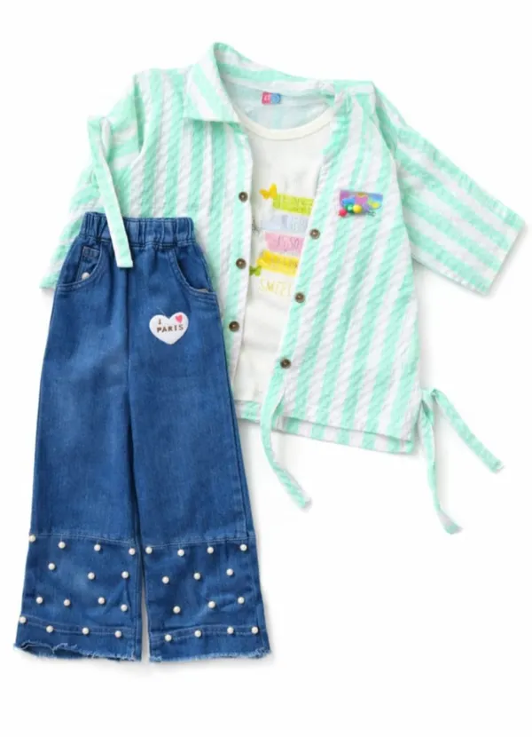 Kids_Stylish_Striped_Jacket_Set_With_Inner_Tee_Size_32_34_Premium_Quality_Cotton_Pink_Mint_Green_Peach_Mint_Green