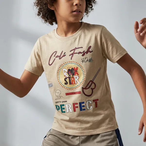 Urban_Fit_Kids_Cotton_T_Shirt_Shorts_Combo_Set_Soft_Comfortable_Summer_Wear_Beige