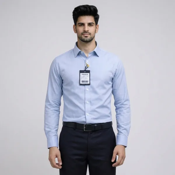 Men_Premium_Cotton_Shirt_Slim_Fit_Formal_Shirt_Office_Casual_Wear_Sky_Blue