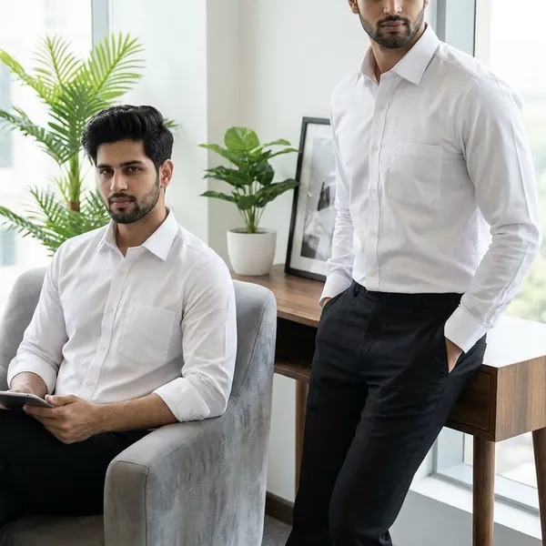 Men_Premium_Cotton_Shirt_Slim_Fit_Formal_Shirt_Office_Casual_Wear_White