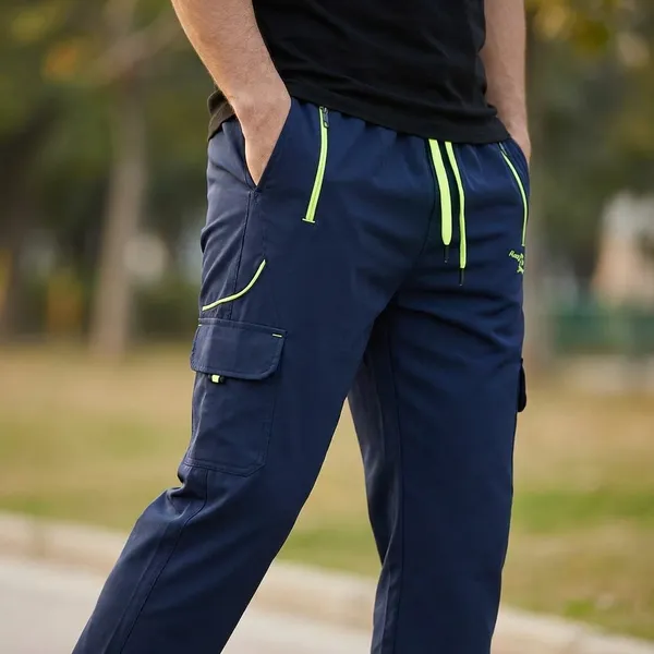 Men_Navy_Blue_Cargo_Track_Pants_4_Way_Lycra_Stretch_Gym_Casual_Wear_Multiple_Pocket_Lower_Navy