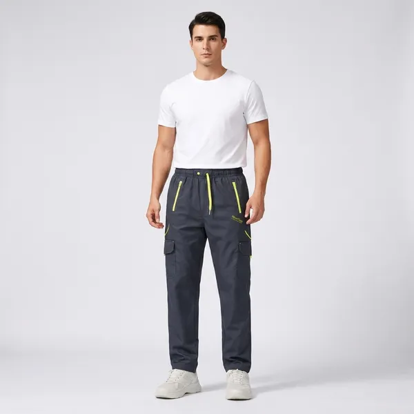 Men_Navy_Blue_Cargo_Track_Pants_4_Way_Lycra_Stretch_Gym_Casual_Wear_Multiple_Pocket_Lower_Dark_Grey