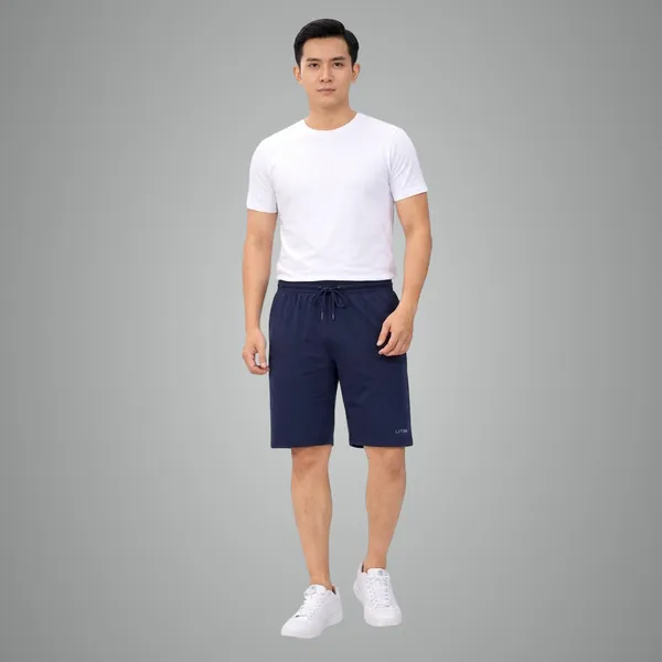 Men_4_Way_Lycra_Shorts_Stretchable_Gym_Casual_Shorts_Lightweight_Summer_Wear_Navy