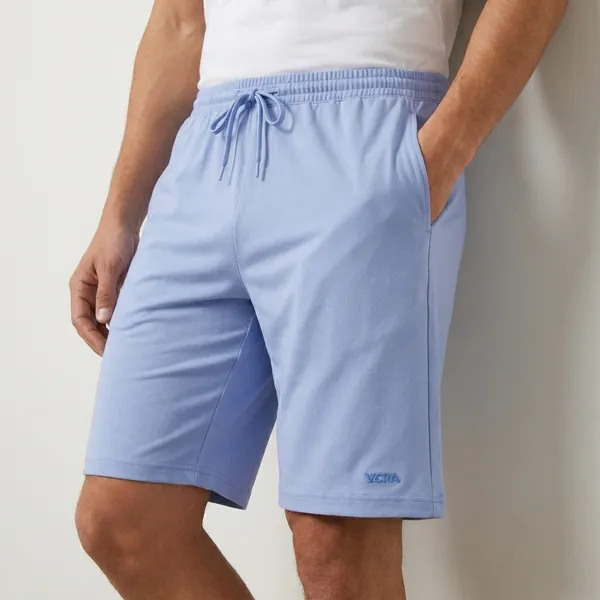 Men_4_Way_Lycra_Shorts_Stretchable_Gym_Casual_Shorts_Lightweight_Summer_Wear_Sky_Blue