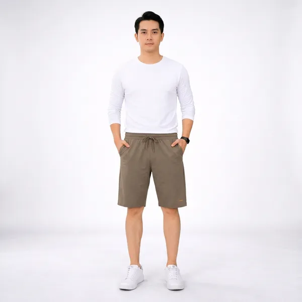 Men_4_Way_Lycra_Shorts_Stretchable_Gym_Casual_Shorts_Lightweight_Summer_Wear_Khaki