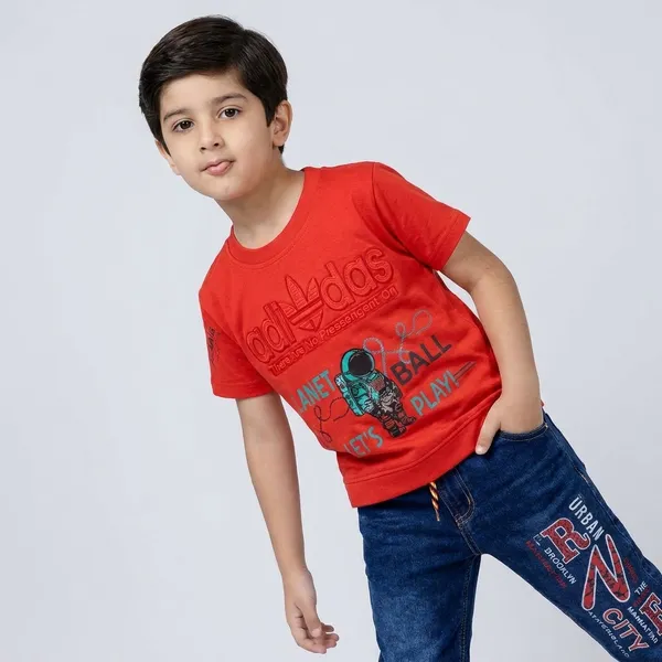 Kids_Stylish_Printed_T_Shirt_Soft_Cotton_Boys_Casual_Wear_Trendy_Summer_T_Shirt_Black_Red_Sky_Blue_Red