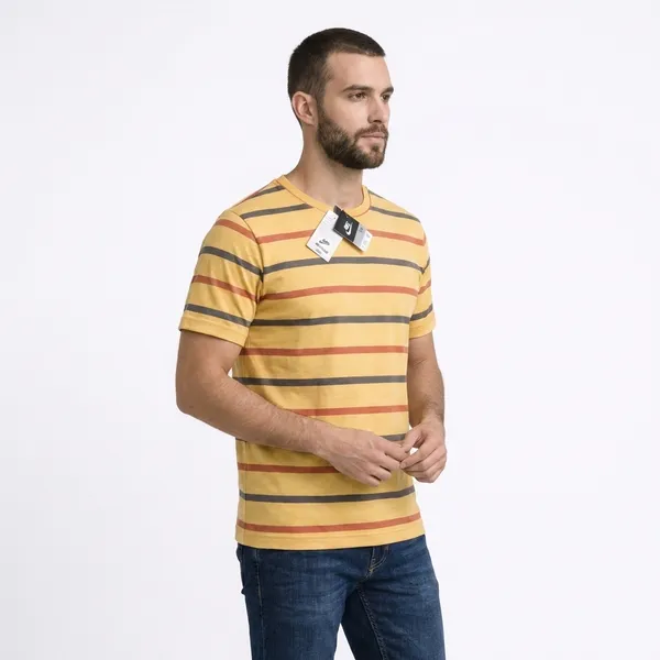 Men_Striped_T_Shirt_Premium_Cotton_Casual_T_Shirt_Regular_Fit_Yellow