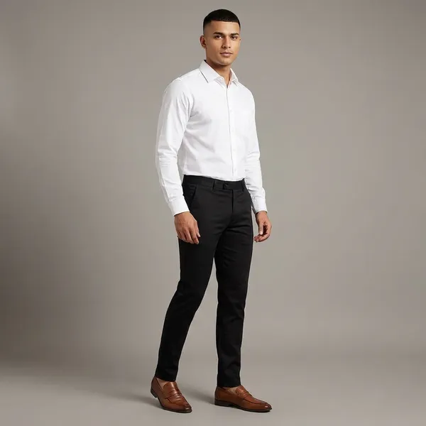Men_Formal_Pants_White_Black_Premium_Slim_Fit_Trousers_28_34_Zara_Style_Black