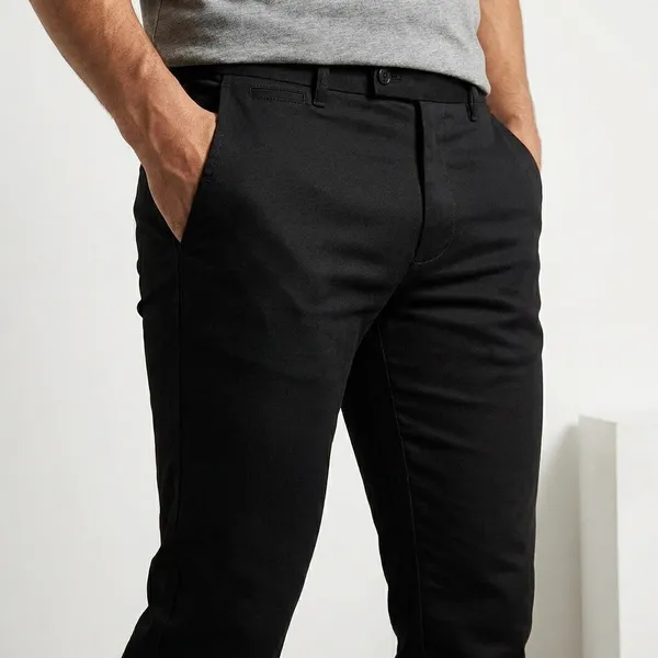 Men_Formal_Pants_White_Black_Premium_Slim_Fit_Trousers_28_34_Zara_Style_Black