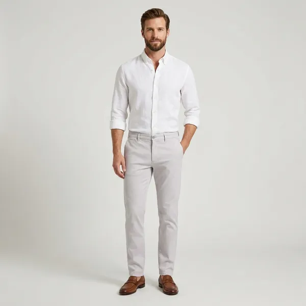 Stylish_Men_Cotton_Pants_Slim_Fit_Casual_Formal_Wear_28_36_Sizes_Gray