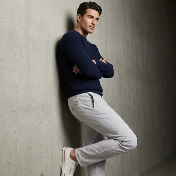 Stylish_Men_Cotton_Pants_Slim_Fit_Casual_Formal_Wear_28_36_Sizes_Gray