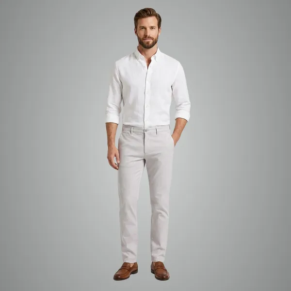 Stylish_Men_Cotton_Pants_Slim_Fit_Casual_Formal_Wear_28_36_Sizes_Gray
