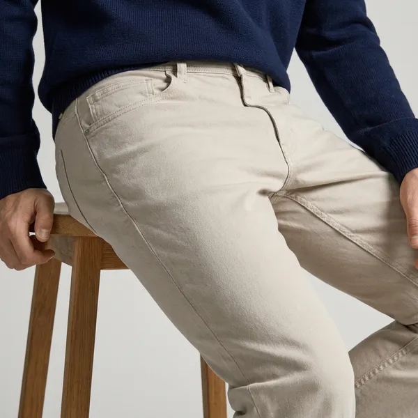 Stylish_Men_Cotton_Pants_Slim_Fit_Casual_Formal_Wear_28_36_Sizes_Beige