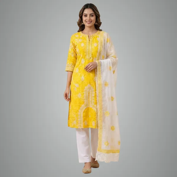 Women_Embroidered_Kurta_Set_Stylish_Cotton_Kurti_For_Women_Casual_Festive_Wear_Kurta_Multiple_Colours_Yellow