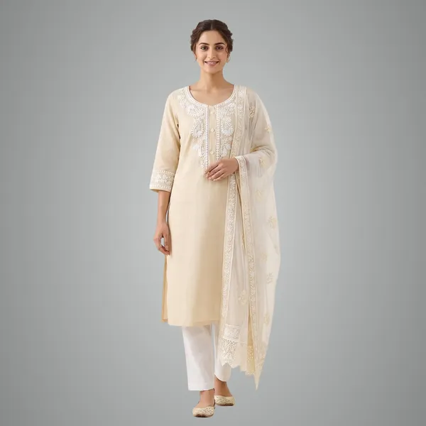 Women_Embroidered_Kurta_Set_Stylish_Cotton_Kurti_For_Women_Casual_Festive_Wear_Kurta_Multiple_Colours_Cream