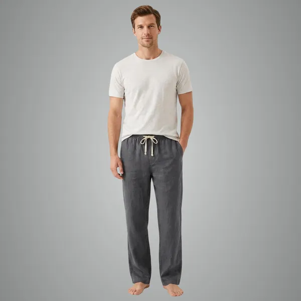Men_Pure_Linen_Pyjama_Premium_White_Linen_Lounge_Pants_For_Men_Comfortable_Summer_Wear_Drawstring_Pajama_Dark_Grey