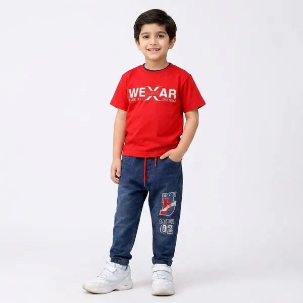 Kids_Printed_Cotton_T_Shirt_Stylish_Boys_Casual_Wear_Trendy_T_Shirt_6_Colours_Available_Red