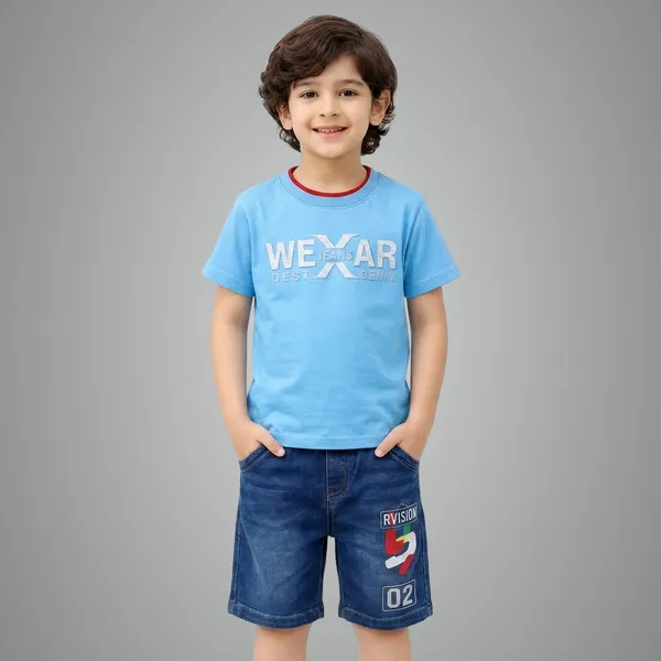 Kids_Printed_Cotton_T_Shirt_Stylish_Boys_Casual_Wear_Trendy_T_Shirt_6_Colours_Available_Sky_Blue