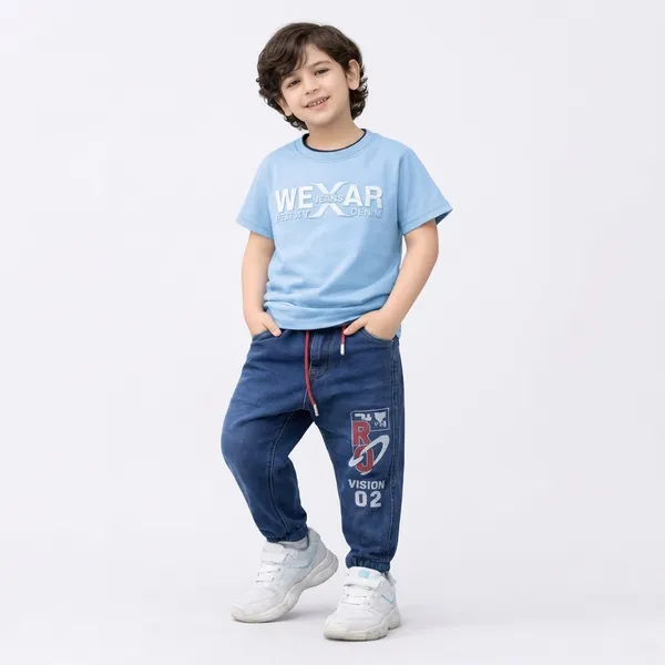 Kids_Printed_Cotton_T_Shirt_Stylish_Boys_Casual_Wear_Trendy_T_Shirt_6_Colours_Available_Light_Blue