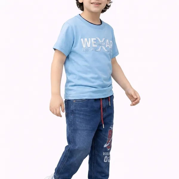 Kids_Printed_Cotton_T_Shirt_Stylish_Boys_Casual_Wear_Trendy_T_Shirt_6_Colours_Available_Light_Blue