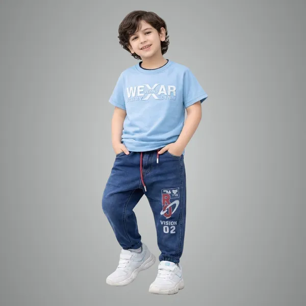 Kids_Printed_Cotton_T_Shirt_Stylish_Boys_Casual_Wear_Trendy_T_Shirt_6_Colours_Available_Light_Blue