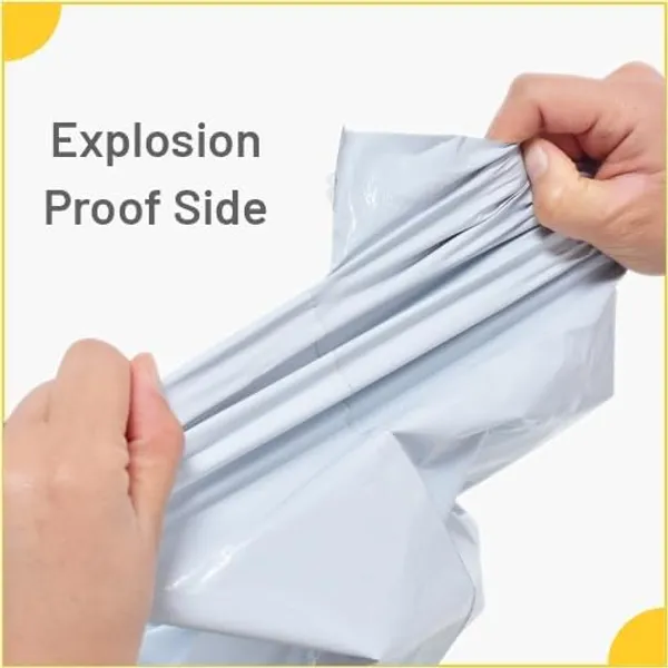 Plain_Tamper_Proof_Courier_Bags_Waterproof_Plastic_Poly_Bags_For_E_Commerce_Courier_Packing_Bag_With_Document_Pouch_Pack_Of_100_12x16_Inch
