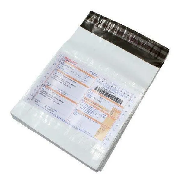 Plain_Tamper_Proof_Courier_Bags_Waterproof_Plastic_Poly_Bags_For_E_Commerce_Courier_Packing_Bag_With_Document_Pouch_Pack_Of_100_12x16_Inch