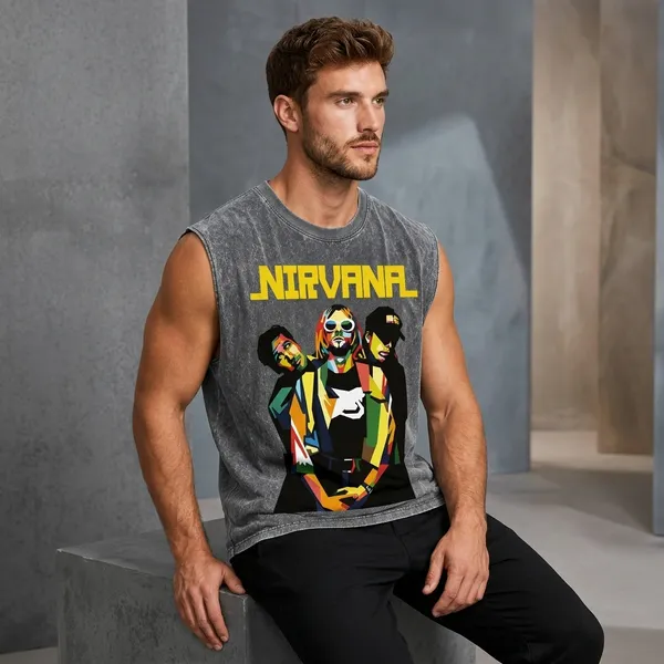 Grey_Cotton_Blend_Relaxed_Fit_Nirvana_Graphic_Sleeveless_Tank_Top_For_Men