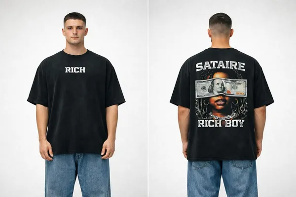 Black_Cotton_Blend_Relaxed_Fit_Rich_Tee_Graphic_Down_Shoulder_T-Shirt_For_Men
